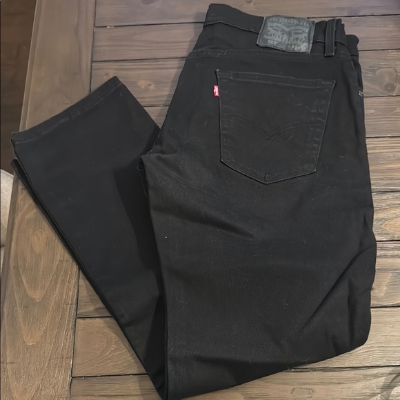 Levi's Black 502 Men’s Jeans W34 L32 - Picture 1 of 5